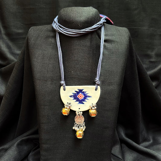 Azrakh Ardh Vratt Neckpiece