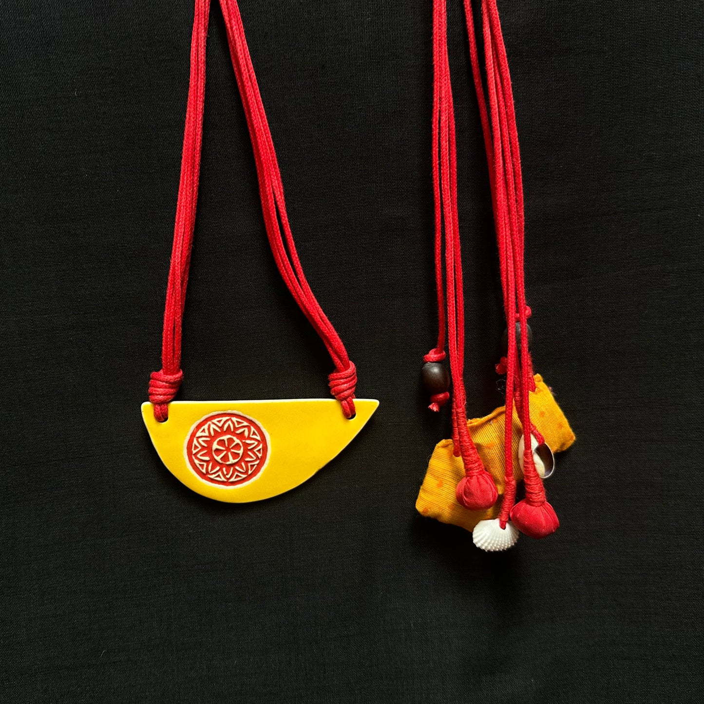 Flame & Sun Neckpiece