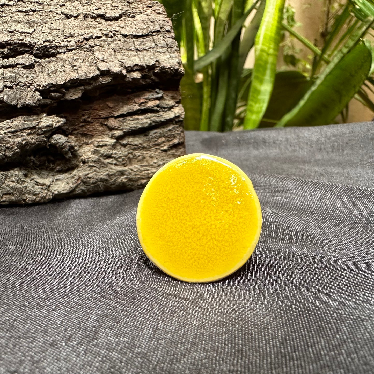 Sunshine Round Ceramic Ring