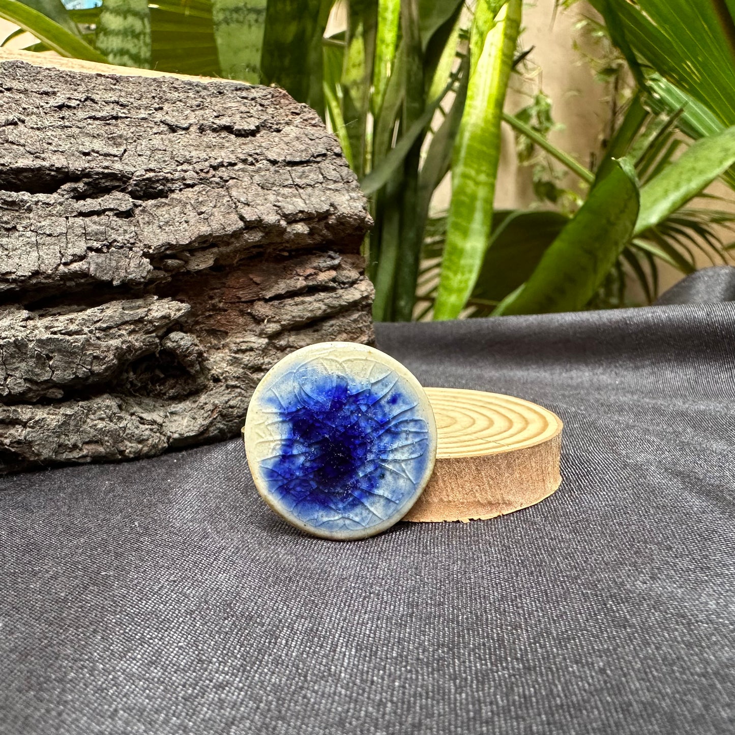 Aqua Breeze Round Ceramic Ring