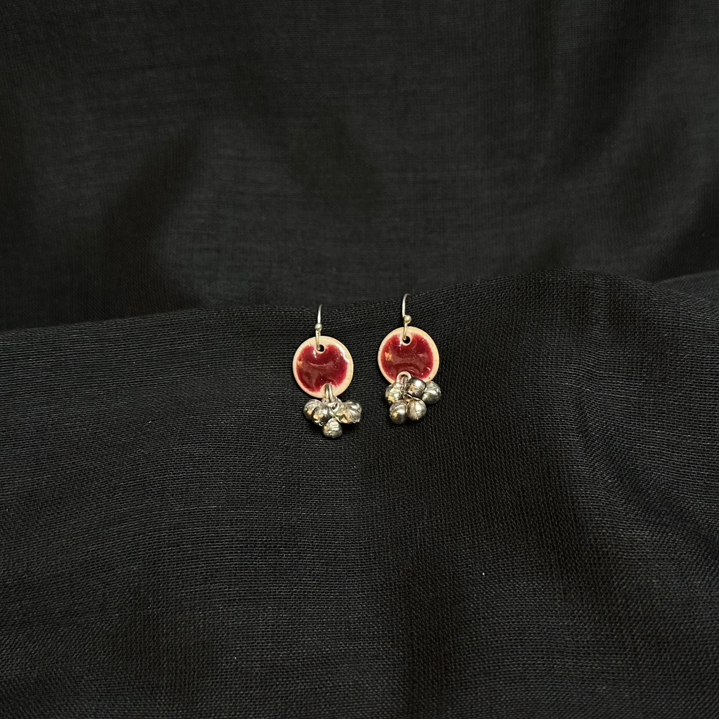 Round tiny earrings