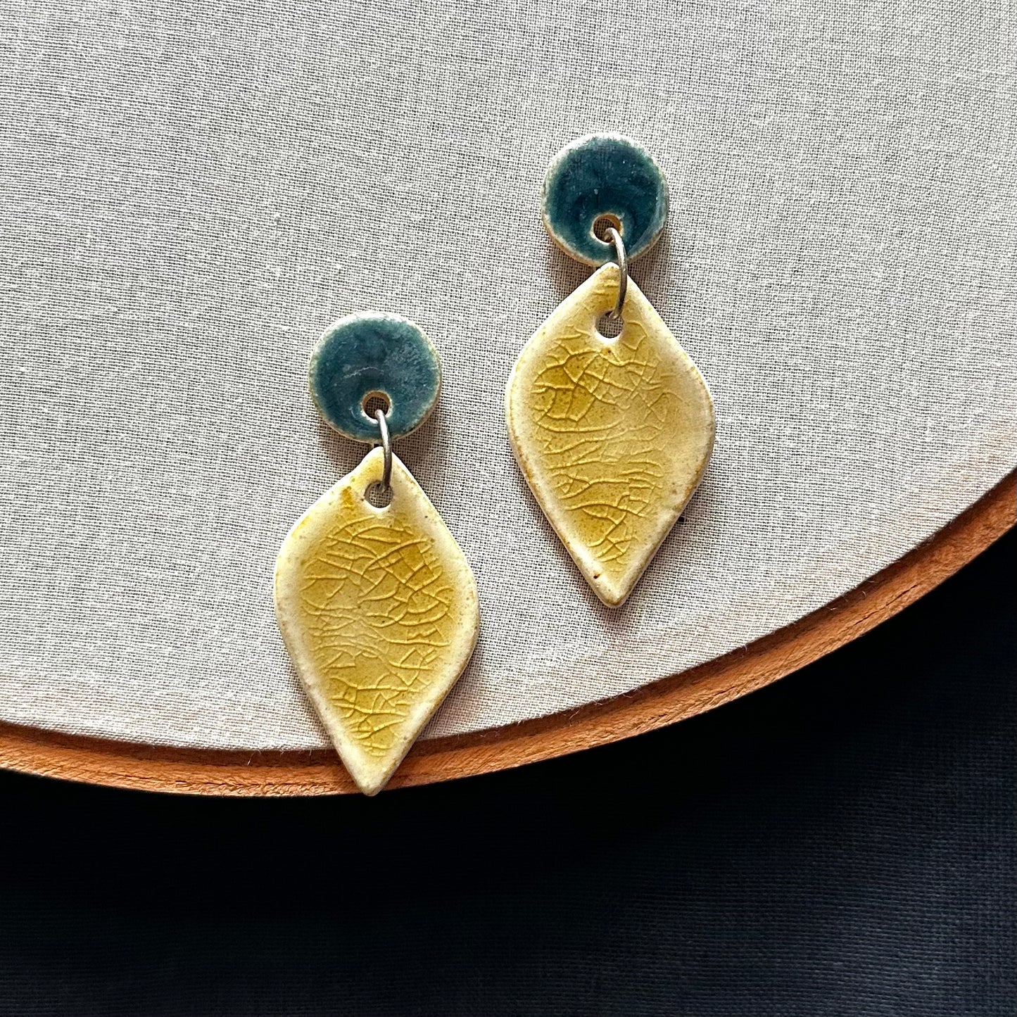 Earthen Leaf Studs